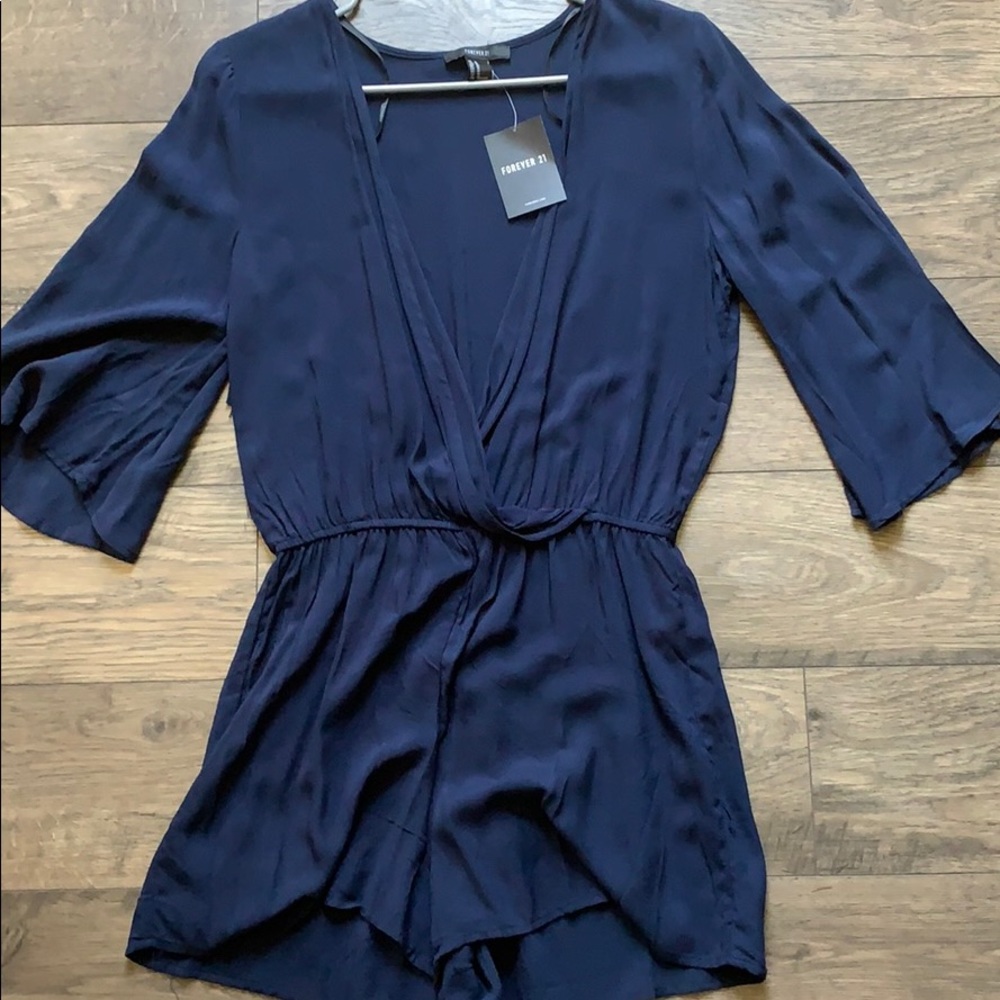 Navy romper